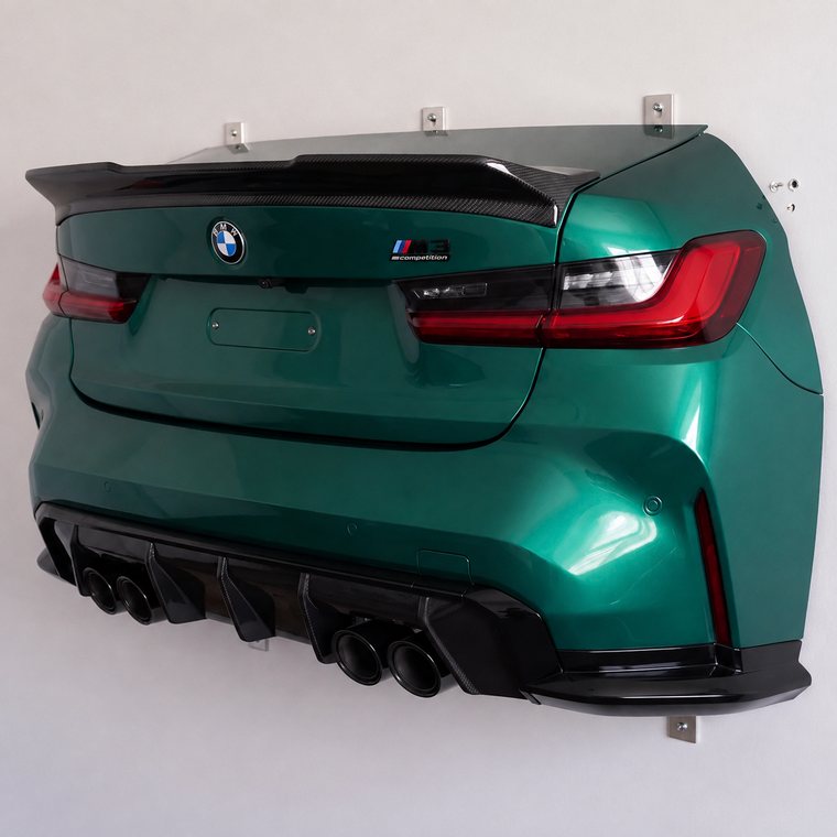 BMW M3 Competition rear fascia wall mount