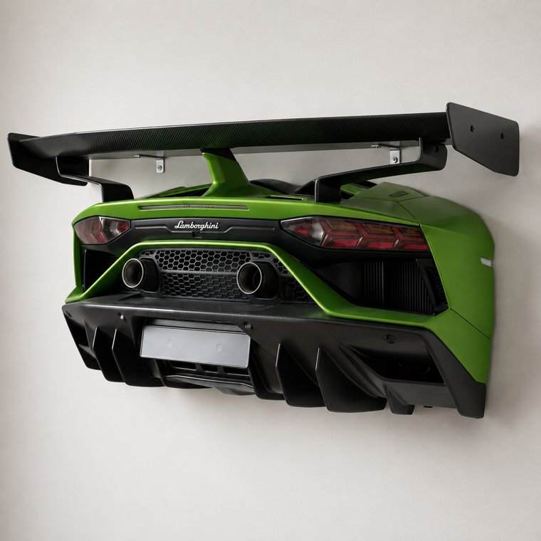 Lamborghini SVJ rear fascia wall mount